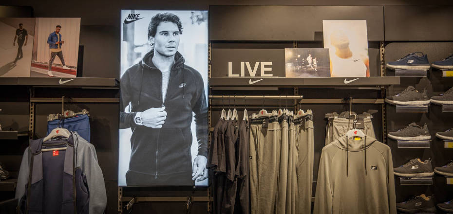 Rafa Nadal fabric SEG lightbox