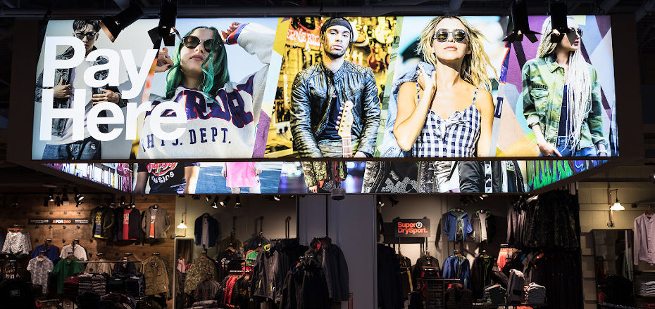 Superdry caisson lumineux LED Smartframe